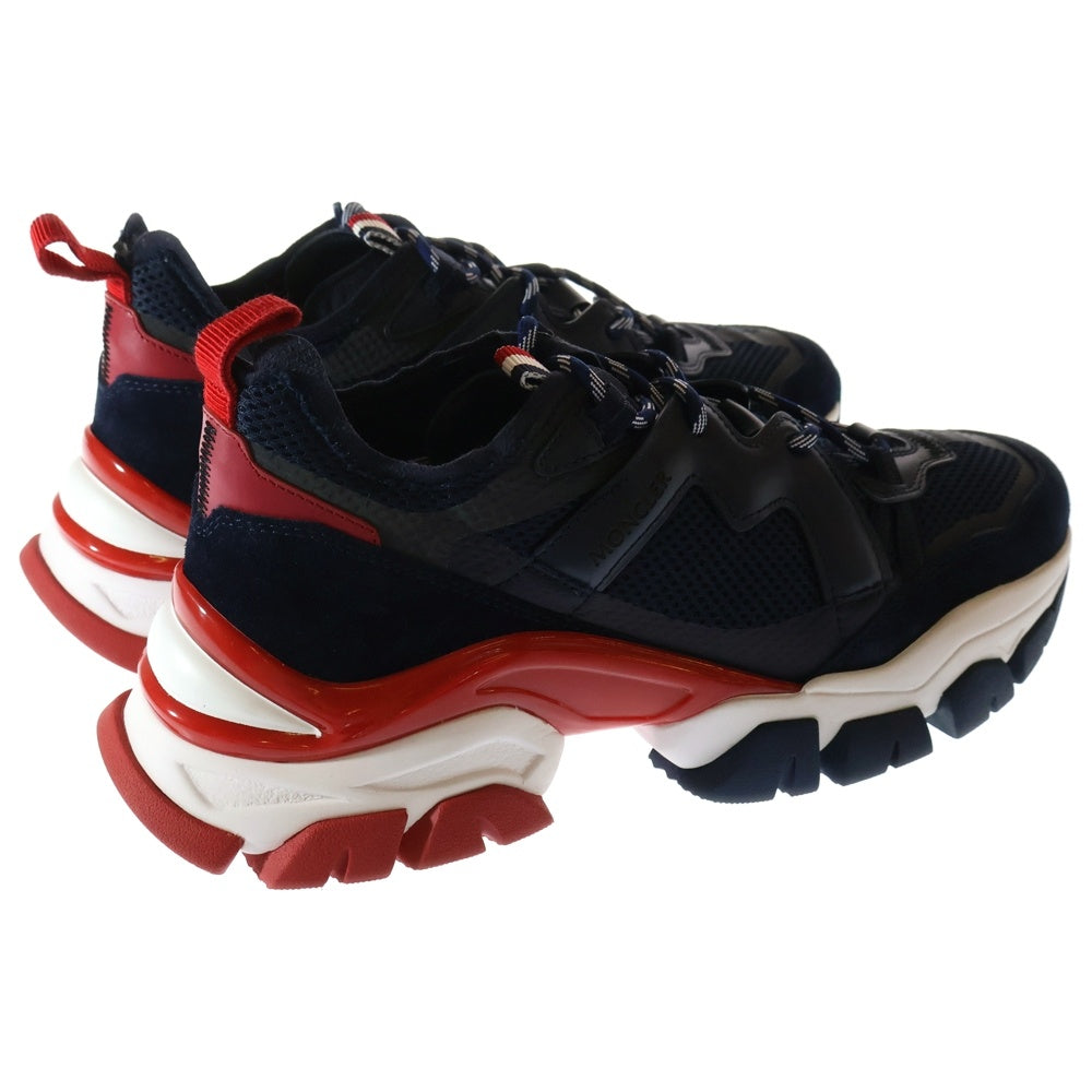 MONCLER(モンクレール) LEAVE NO TRACE M リーブ ノー トレース レースアップ ローカット スニーカー ネイビー/レッド G209A4M70340 02SH4