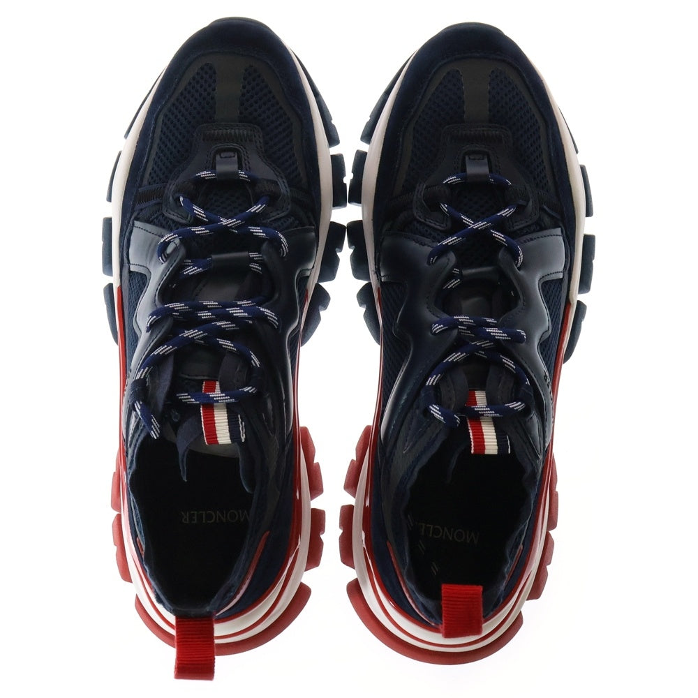 MONCLER(モンクレール) LEAVE NO TRACE M リーブ ノー トレース レースアップ ローカット スニーカー ネイビー/レッド G209A4M70340 02SH4