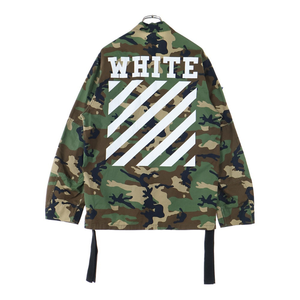 OFF-WHITE(オフホワイト) 17AW ARCHIVE FIELD JACKET アーカイブ フィールド カモフラ ミリタリージャケット カーキ