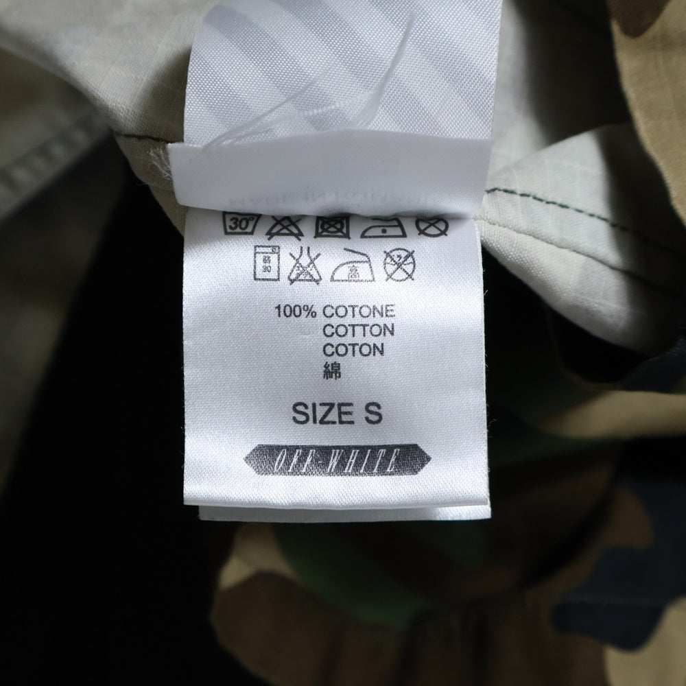 OFF-WHITE(オフホワイト) 17AW ARCHIVE FIELD JACKET アーカイブ フィールド カモフラ ミリタリージャケット カーキ