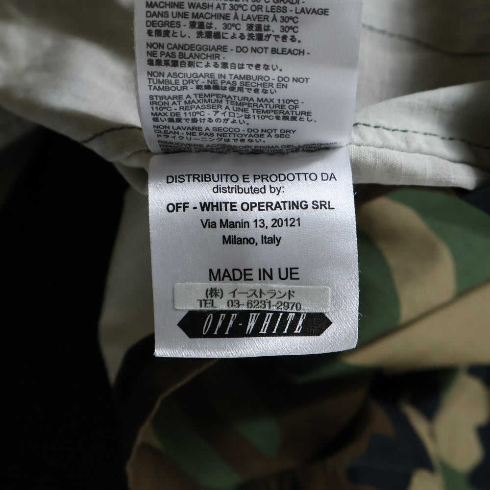 OFF-WHITE(オフホワイト) 17AW ARCHIVE FIELD JACKET アーカイブ フィールド カモフラ ミリタリージャケット カーキ