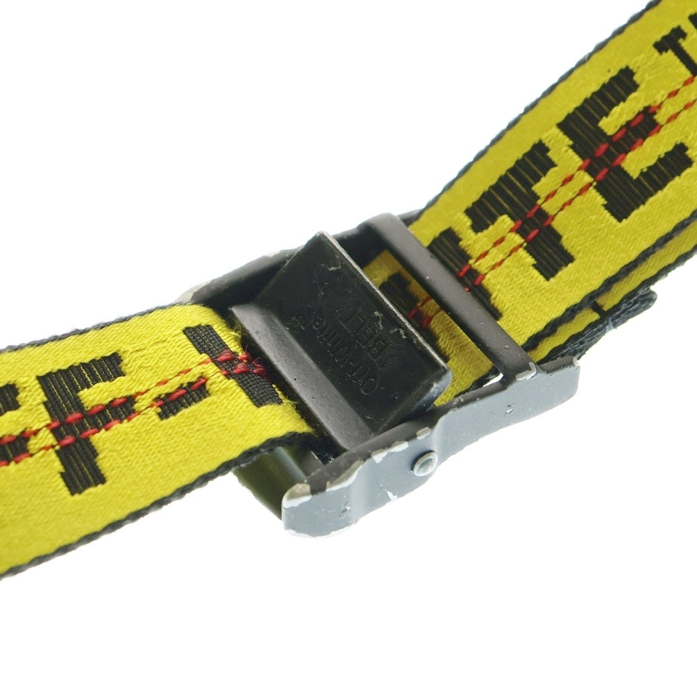 OFF-WHITE(オフホワイト) CLASSIC INDUSTRIAL BELT クラシック インダストリアル ロゴベルト イエロー