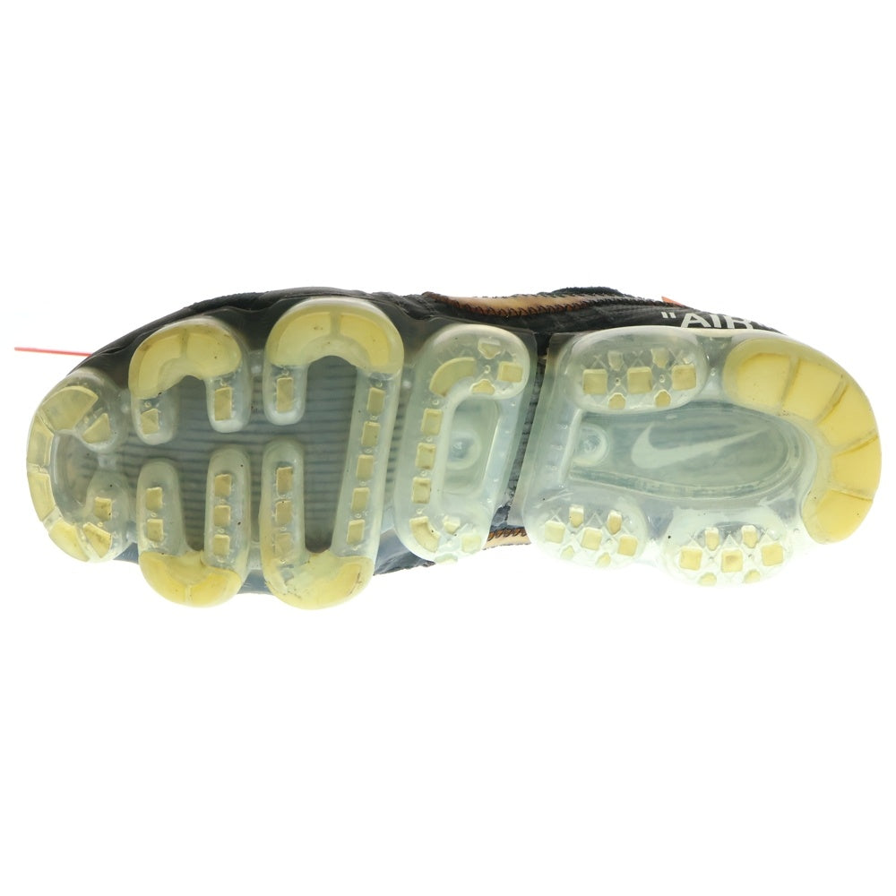 NIKE(ナイキ) ×OFF-WHITE AIR VAPORMAX FLYKNIT オフホワイト エア ヴェイパーマックス フライニット ローカットスニーカー ブラック US8.5/26.5cm AA3831-002