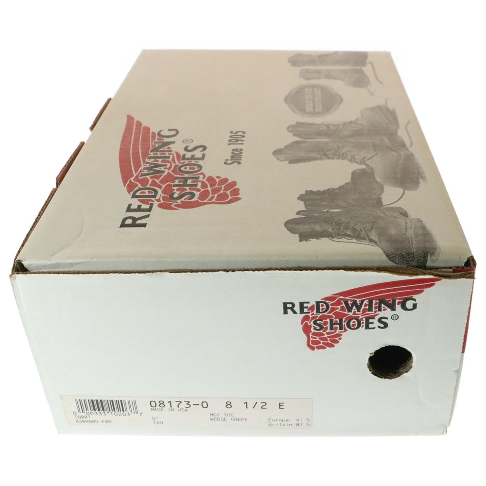 RED WING(レッド ウイング) 8173 CLASSIC MOC クラシック モックトゥ スエード ワークブーツ ブラウン