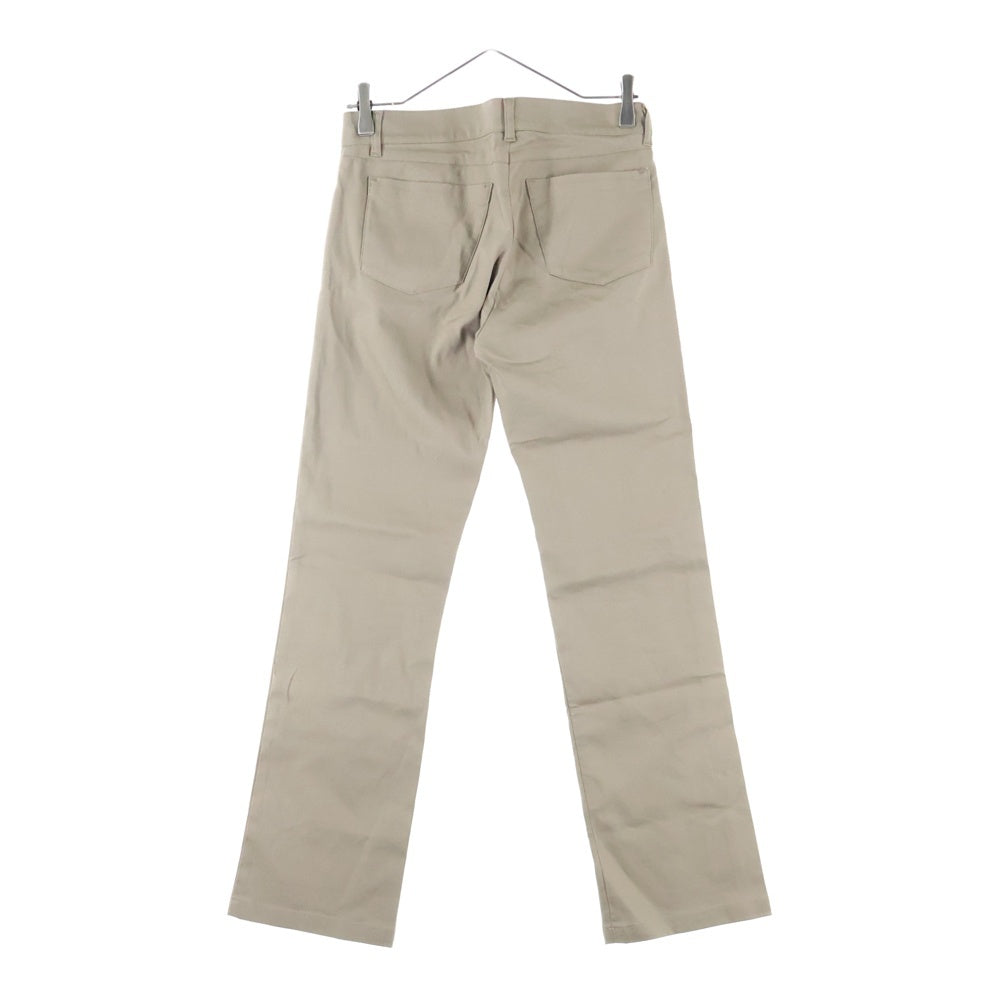 S MAX MARA(エス マックスマーラ) ロゴデザインリベット マルチポケット ジップアップ コットン スキニーパンツ レディース ベージュ 91360783