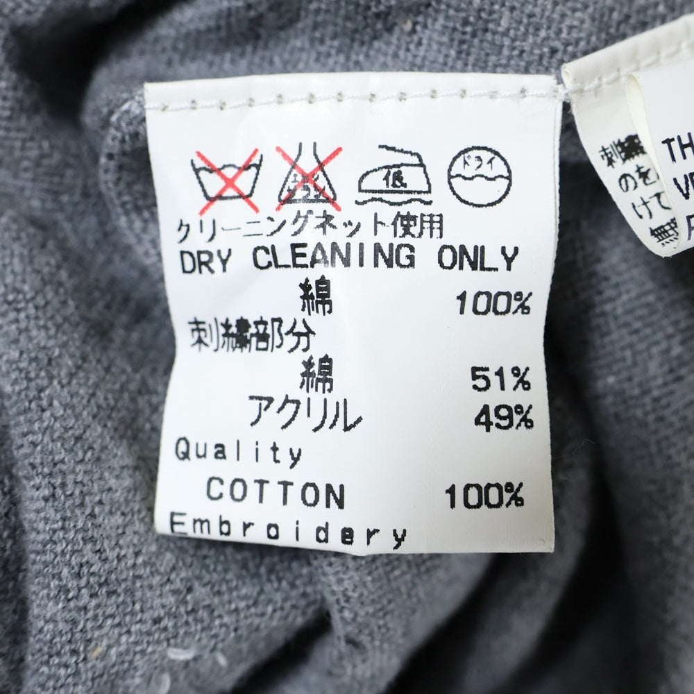 KEI MACDONALD(ケイ マクドナルド) KEI MACDONALD フラワーパターン 10B コットン ニット カーディガン レディース グレー