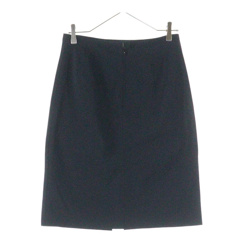 BELLUS CLOSET(ベルスクローゼット) サイドジップ ナイロン スカート レディース ブラック