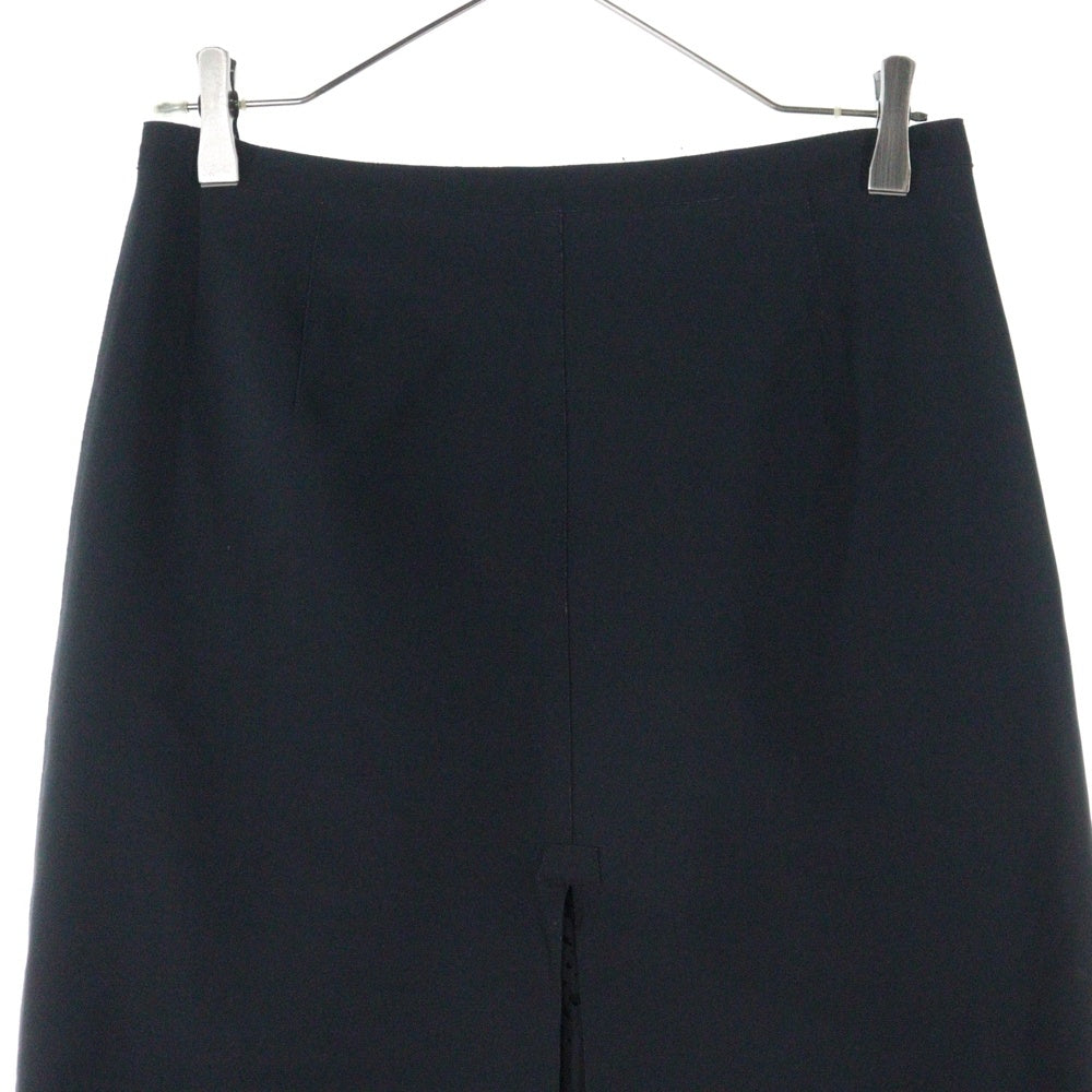 BELLUS CLOSET(ベルスクローゼット) サイドジップ ナイロン スカート レディース ブラック