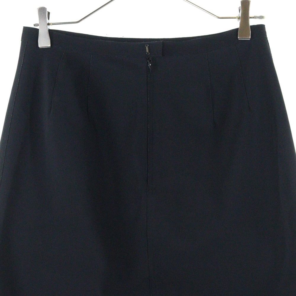 BELLUS CLOSET(ベルスクローゼット) サイドジップ ナイロン スカート レディース ブラック