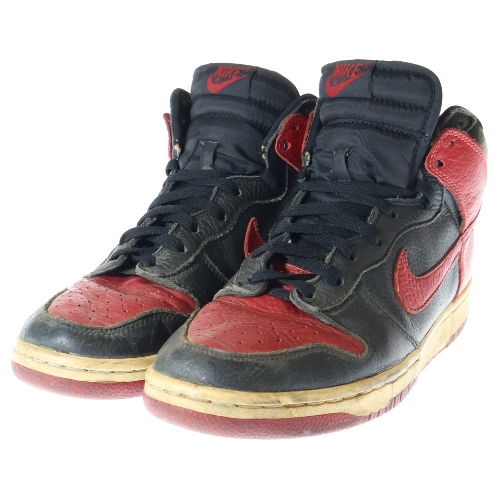 NIKE(ナイキ) 【観賞用 2000年製】 FOOT ACTION別注 DUNK HIGH ダンク ハイカットスニーカー ブラック/レッド US9.5/27.5cm 630383-061