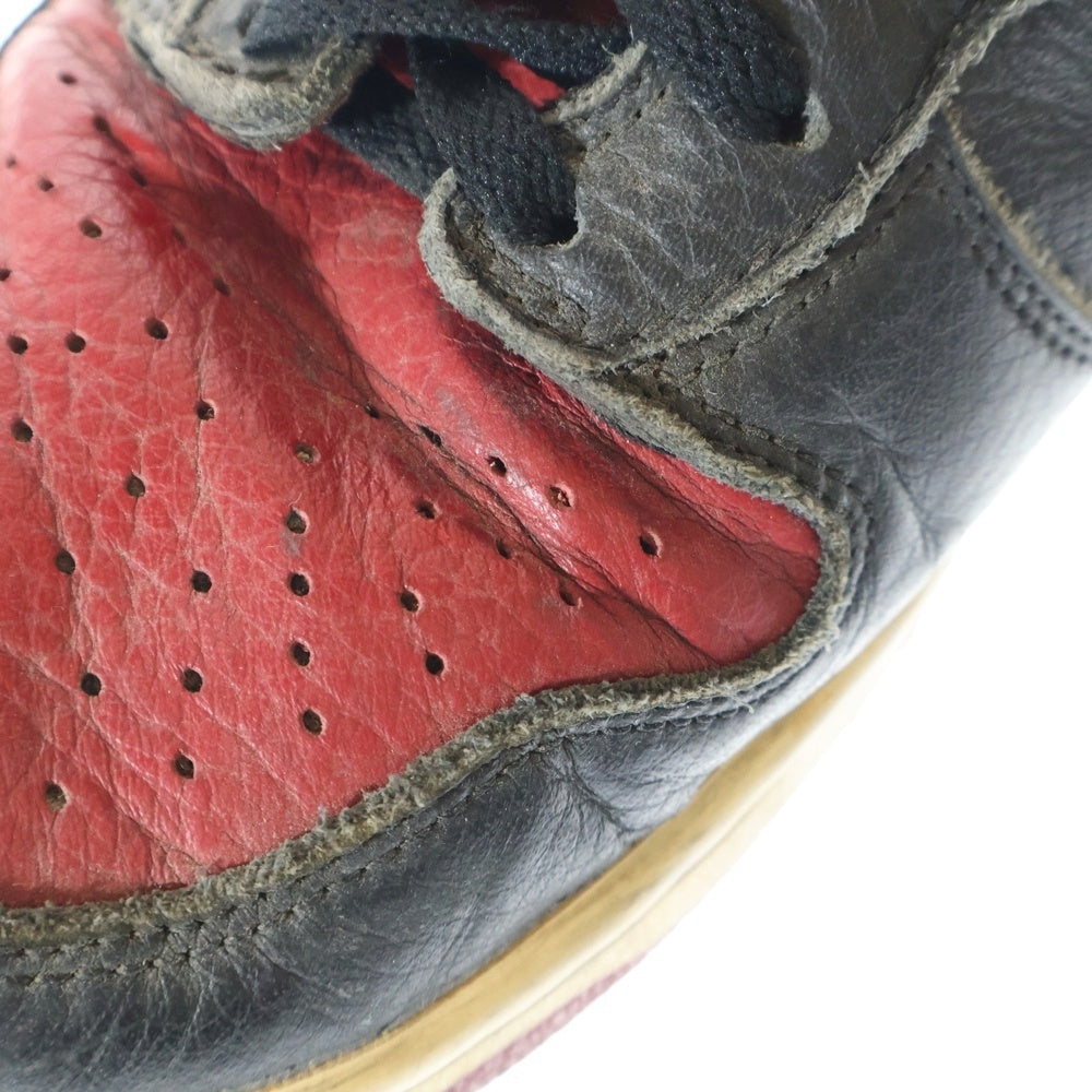 NIKE(ナイキ) 【観賞用 2000年製】 FOOT ACTION別注 DUNK HIGH ダンク ハイカットスニーカー ブラック/レッド US9.5/27.5cm 630383-061