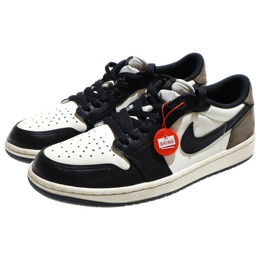NIKE(ナイキ) AIR JORDAN 1 RETRO LOW OG MOCHA エア ジョーダン 1 レトロ オージー モカ ローカットスニーカー ホワイト/ブラック/ブラウン US9.5/27.5cm CZ0790-102