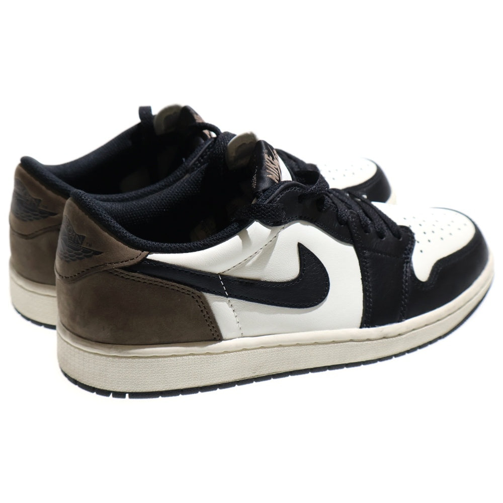 NIKE(ナイキ) AIR JORDAN 1 RETRO LOW OG MOCHA エア ジョーダン 1 レトロ オージー モカ ローカットスニーカー ホワイト/ブラック/ブラウン US9.5/27.5cm CZ0790-102