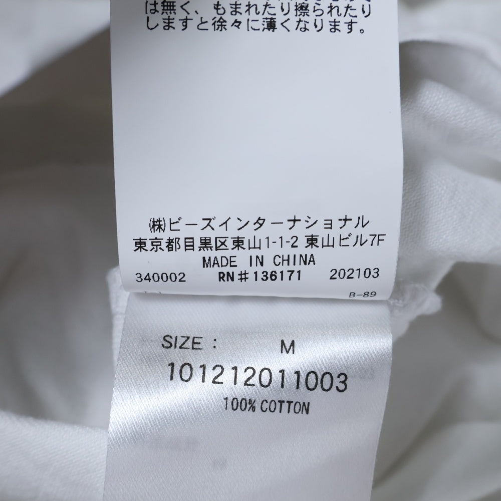 X-LARGE(エクストララージ) S/S TEE CHROME OG ショートスリーブ クロム オージー クルーネック半袖Tシャツ カットソー ホワイト 101212011003
