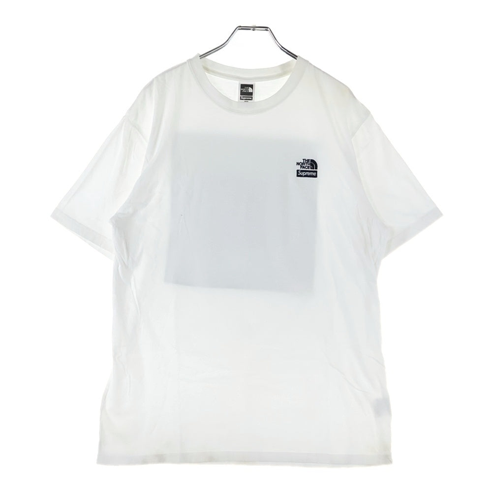 SUPREME(シュプリーム) 22SS ×THE NORTH FACE Bandana S/S Tee ザノースフェイス バンダナ クルーネック半袖Tシャツ カットソー ホワイト/グリーン NT02209I