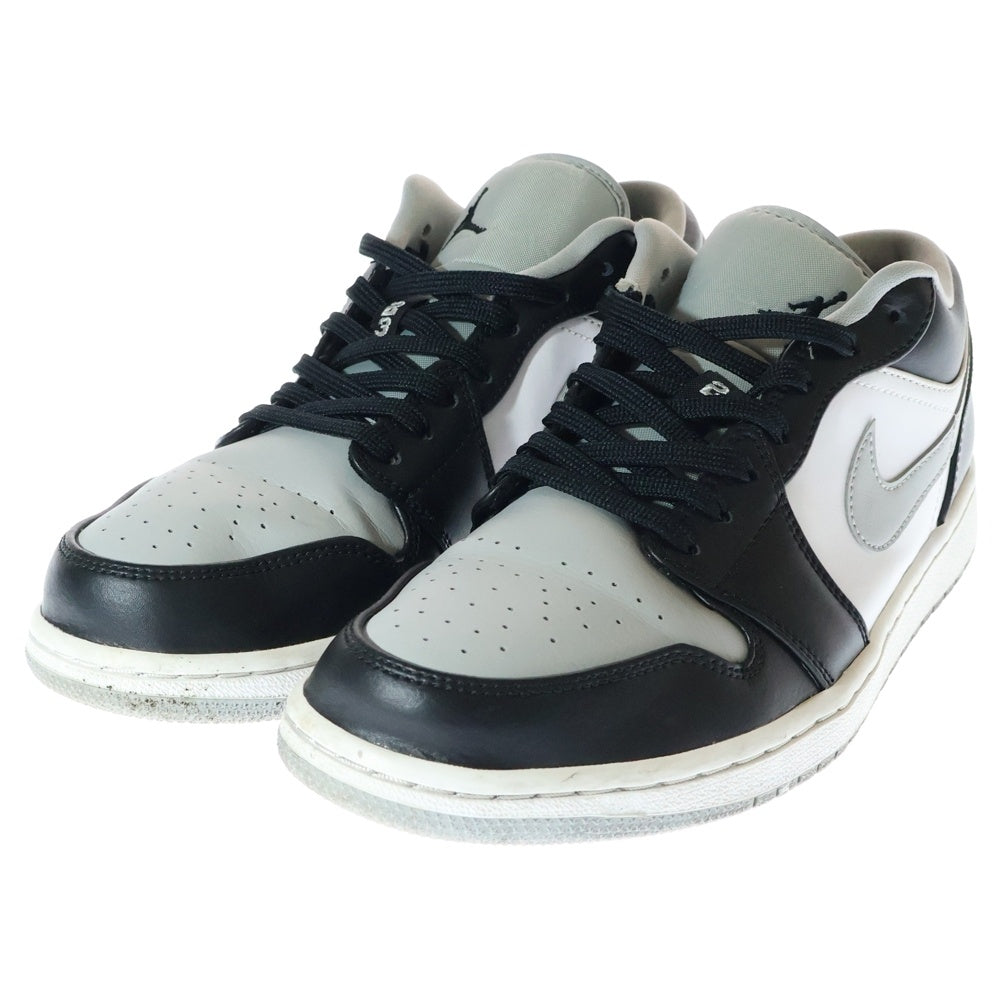 NIKE(ナイキ) AIR JORDAN 1 LOW BLACK LIGHT SMOKE GREY エア ジョーダン 1 ブラック ライト スモーク グレー ローカットスニーカー US10/28cm 553558-039