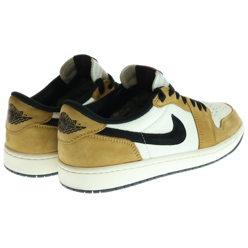 NIKE(ナイキ) AIR JORDAN 1 LOW OG ROOKIE OF THE YEAR SAIL AND GOLDEN HARVEST エア ジョーダン 1 オージー ルーキー オブ ザ イヤー ローカットスニーカー CZ0790-107
