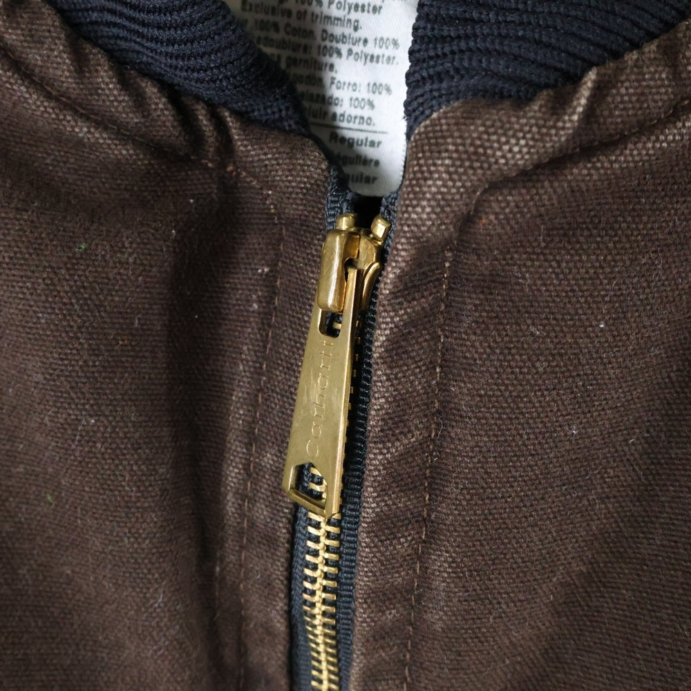 CARHARTT(カーハート) 00S VINTAGE SANDSTONE ARCTIC QUILTING DUCK VEST ヴィンテージ サンドストーン アークティック キルティングダックベスト USA製 ブラウン V02