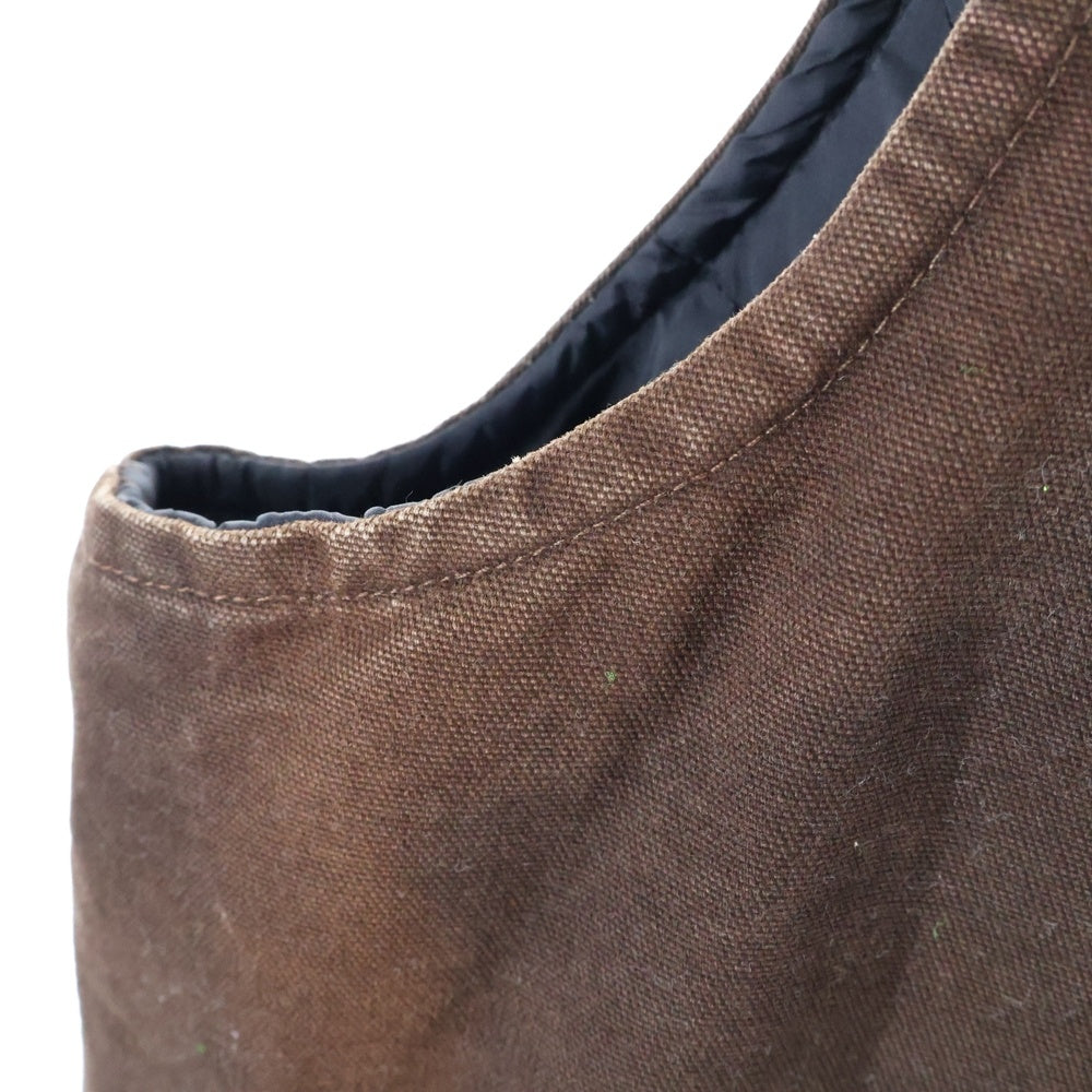 CARHARTT(カーハート) 00S VINTAGE SANDSTONE ARCTIC QUILTING DUCK VEST ヴィンテージ サンドストーン アークティック キルティングダックベスト USA製 ブラウン V02