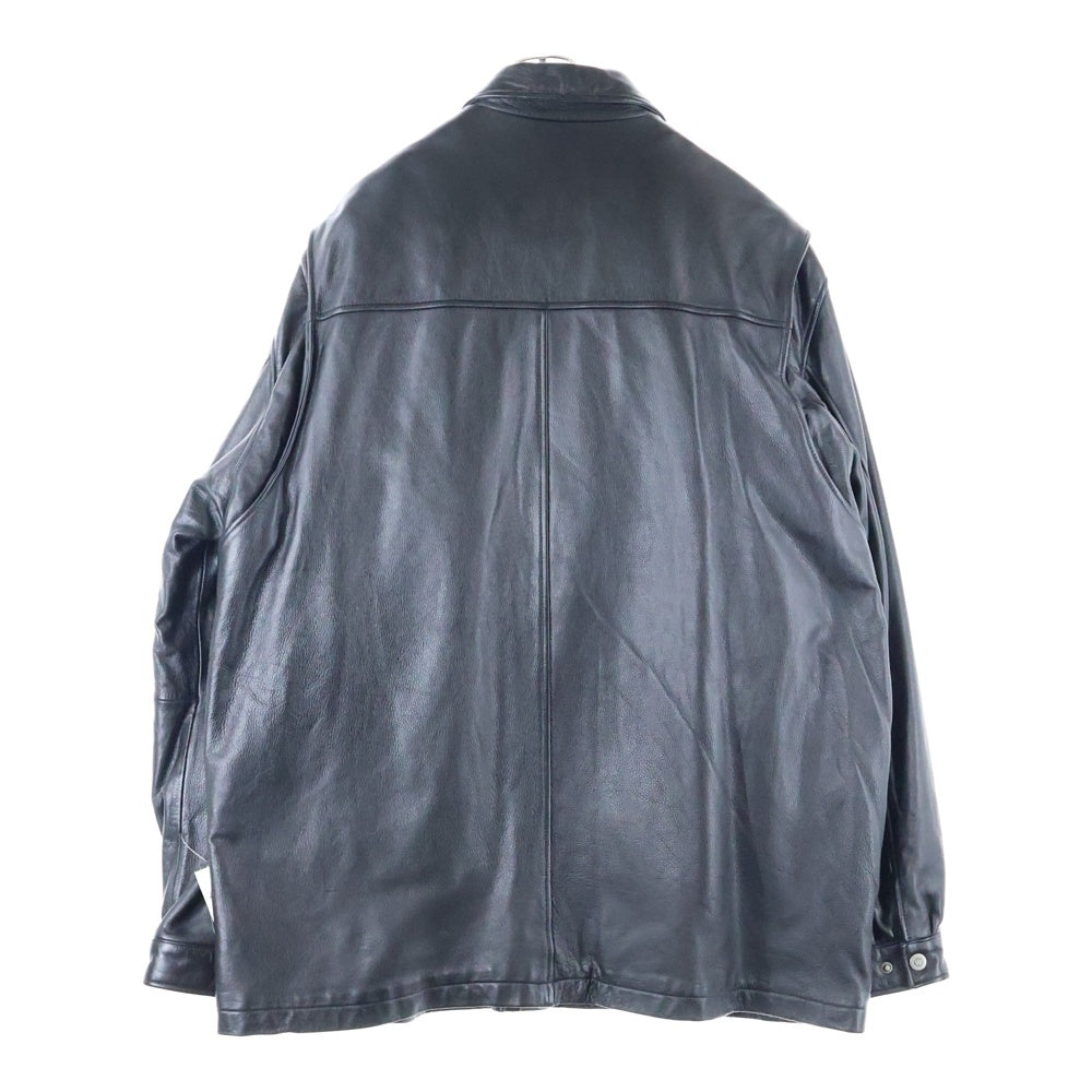 WILSONS LEATHER(ウィルソンズレザー) LEATHER ZIP UP JAKCET シンサレートライナー付 ジップアップレザージャケット ブラック
