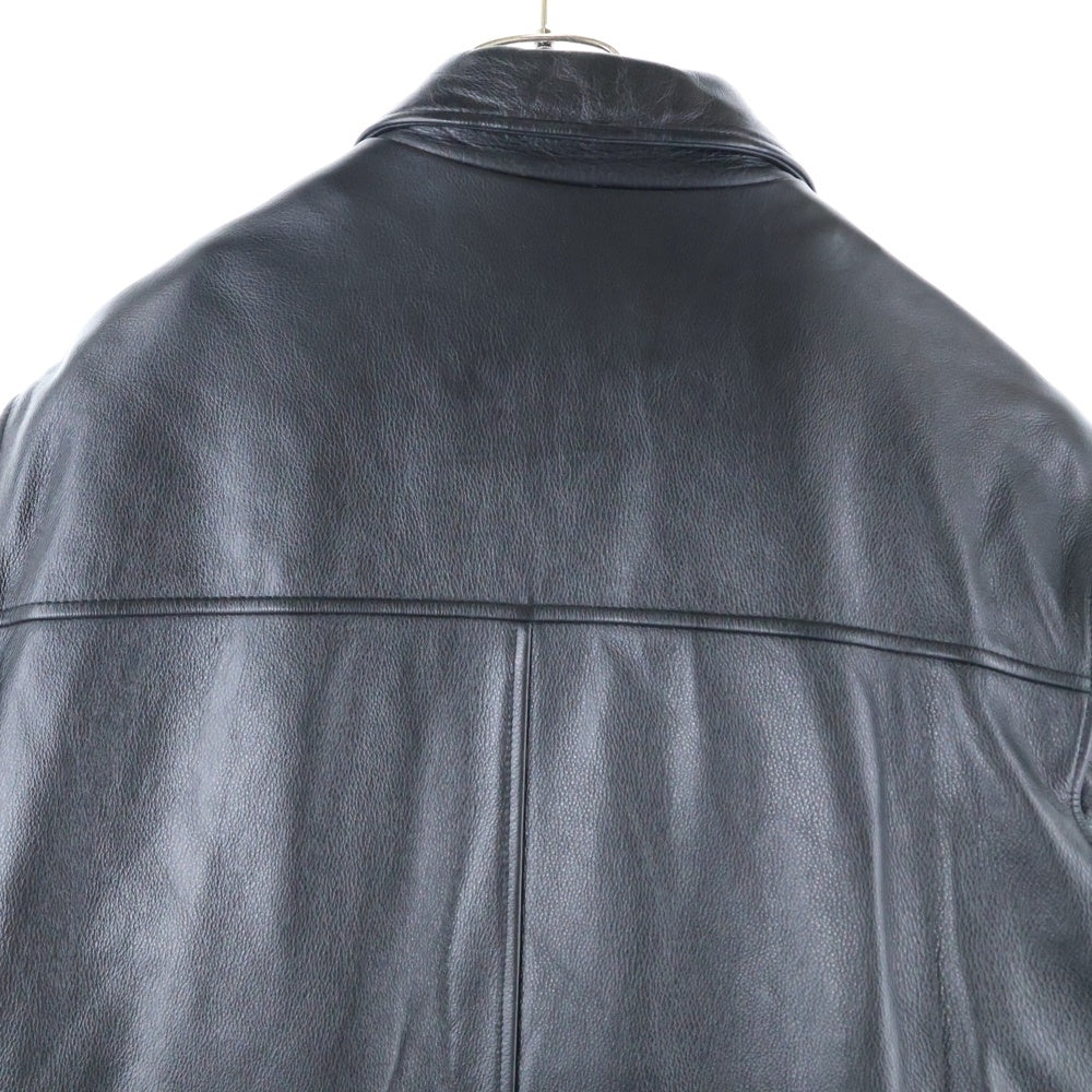 WILSONS LEATHER(ウィルソンズレザー) LEATHER ZIP UP JAKCET シンサレートライナー付 ジップアップレザージャケット ブラック