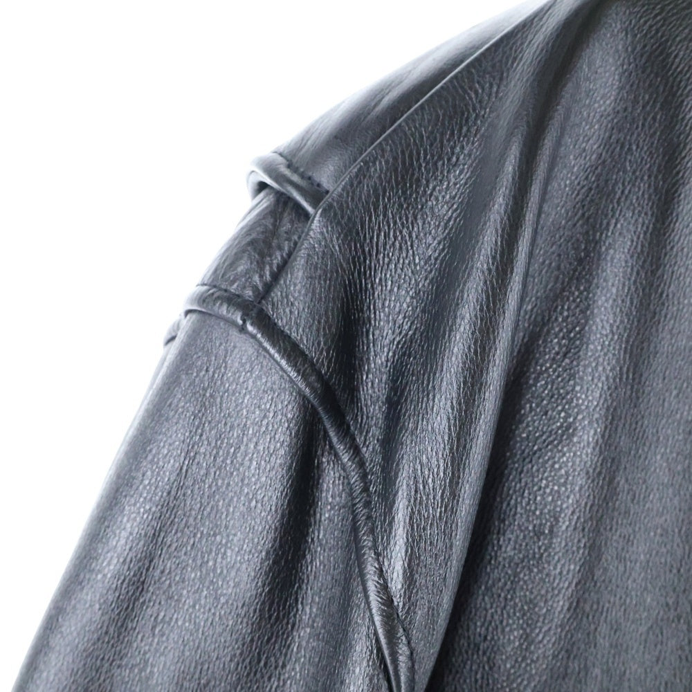 WILSONS LEATHER(ウィルソンズレザー) LEATHER ZIP UP JAKCET シンサレートライナー付 ジップアップレザージャケット ブラック