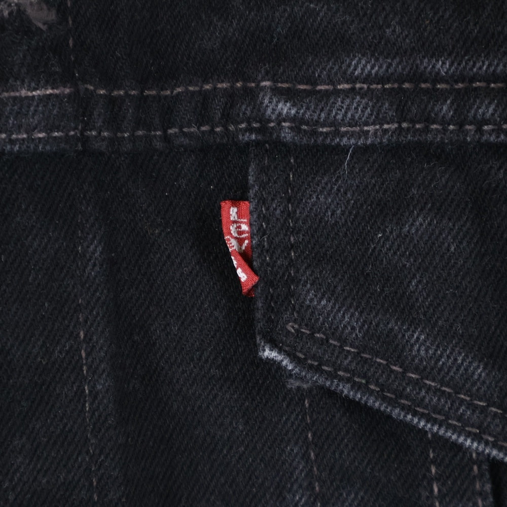 Levi's(リーバイス) 90S VINTAGE ヴィンテージ 70507-4159 USA製 後染め ボタン裏527 デニムトラッカージャケット ブラック