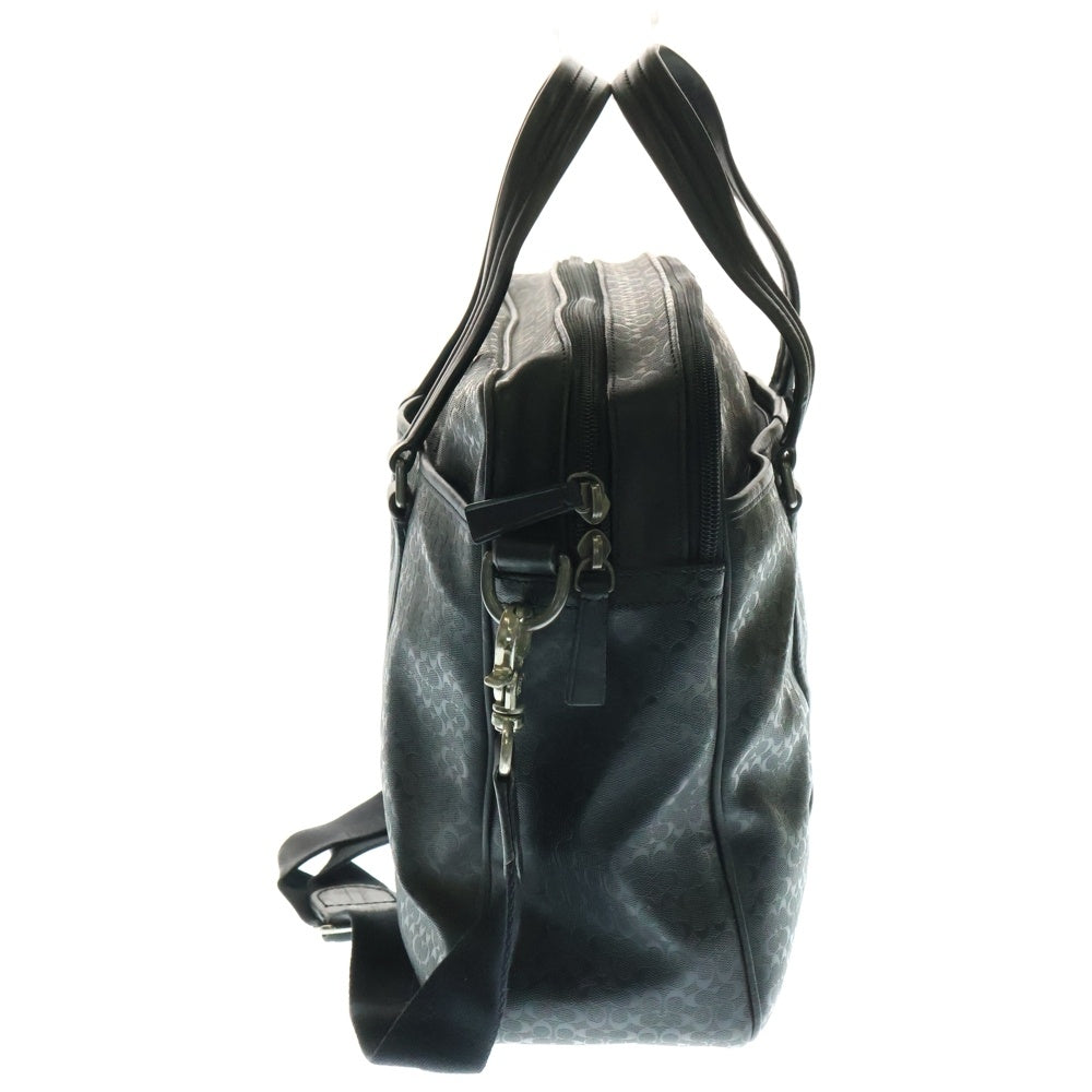 COACH(コーチ) シグネチャーロゴ 2WAY ビジネスショルダーバッグ ハンドバッグ ブラック K1269-F70766