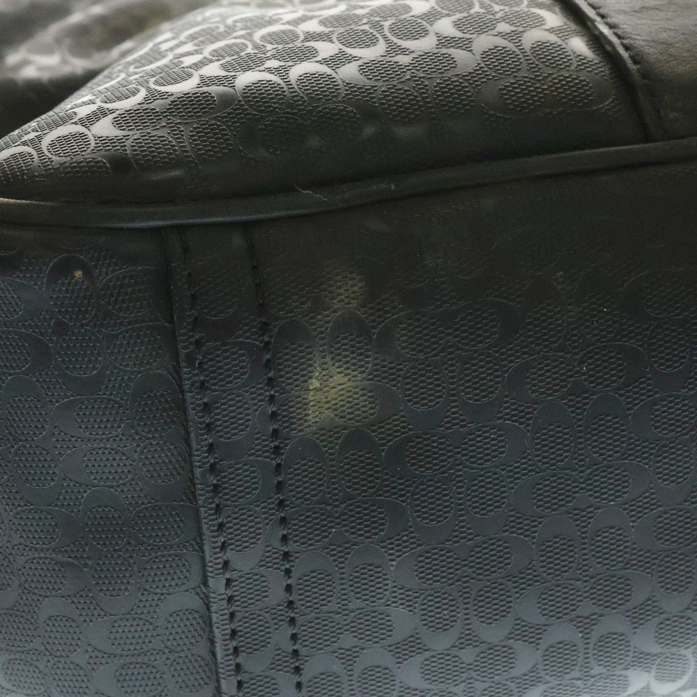COACH(コーチ) シグネチャーロゴ 2WAY ビジネスショルダーバッグ ハンドバッグ ブラック K1269-F70766