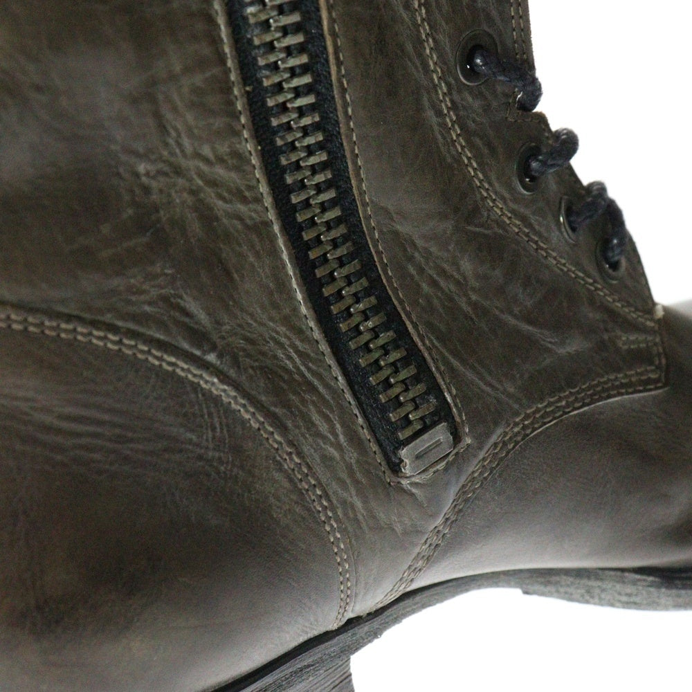 5351 POUR LES HOMMES(5351プールオム) レースアップ レザーエンジニアブーツ マウンテンブーツ ブラウン 0210062012