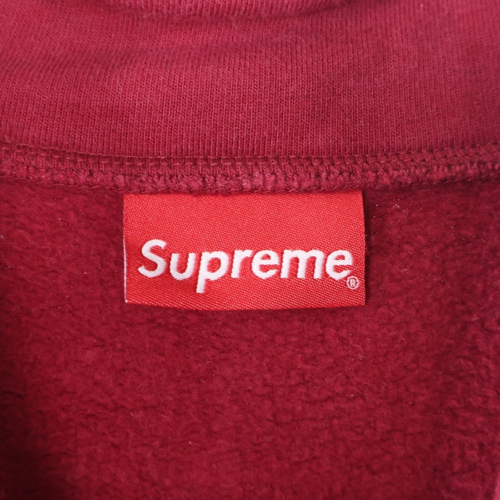 SUPREME(シュプリーム) 18AW Leopard Panel Half Zip Sweatshirt レオパードパネル ハーフジップ スウェットシャツ マルチカラー