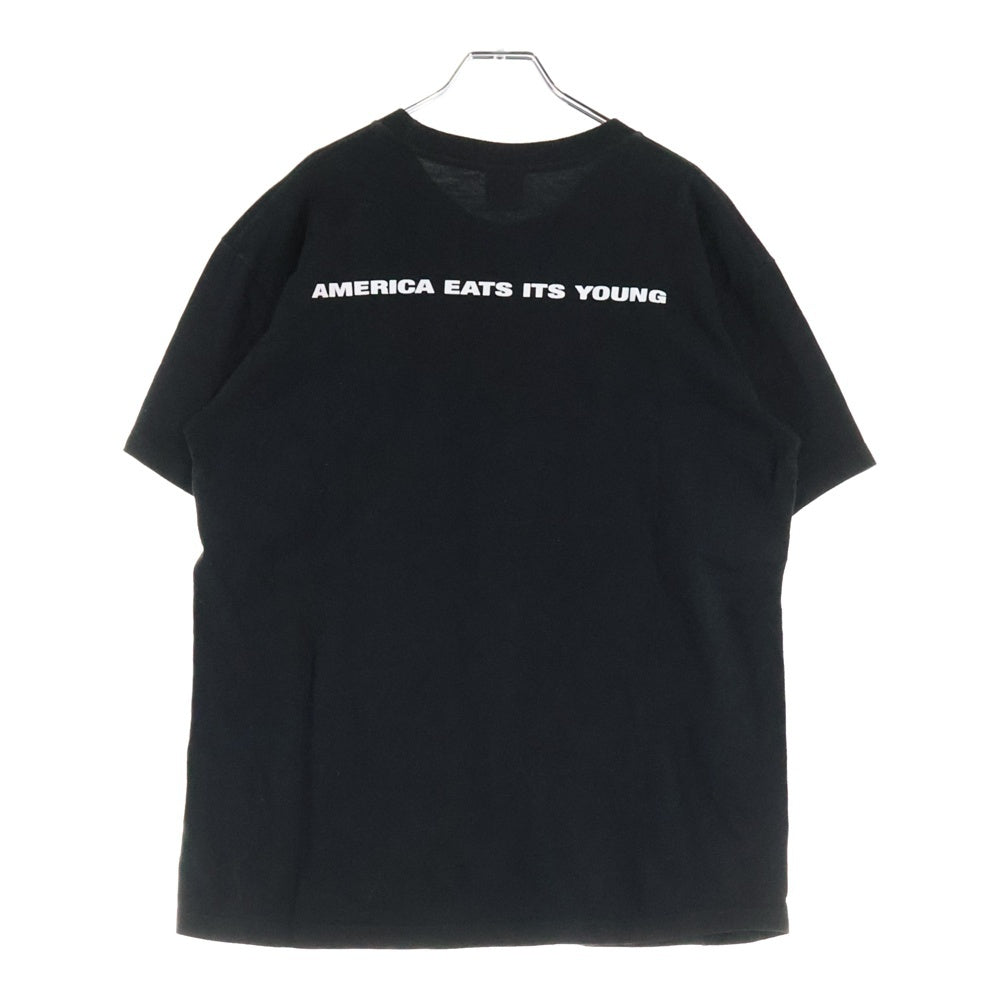 SUPREME(シュプリーム) 21AW America Eats Its Young Tee アメリカ イーツ イッツ ヤング フォトプリントTシャツ 半袖クルーネックカットソー ブラック