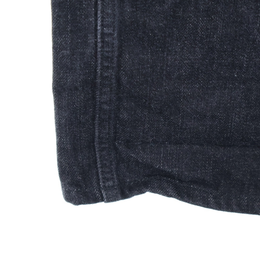 LOUIS VUITTON(ルイヴィトン) 22AW KARAKORAM DENIM TROUSERS サイドリボン カラコラム デニム トラウザーパンツ ブラック/インディゴ RM222V NS9 HND05W