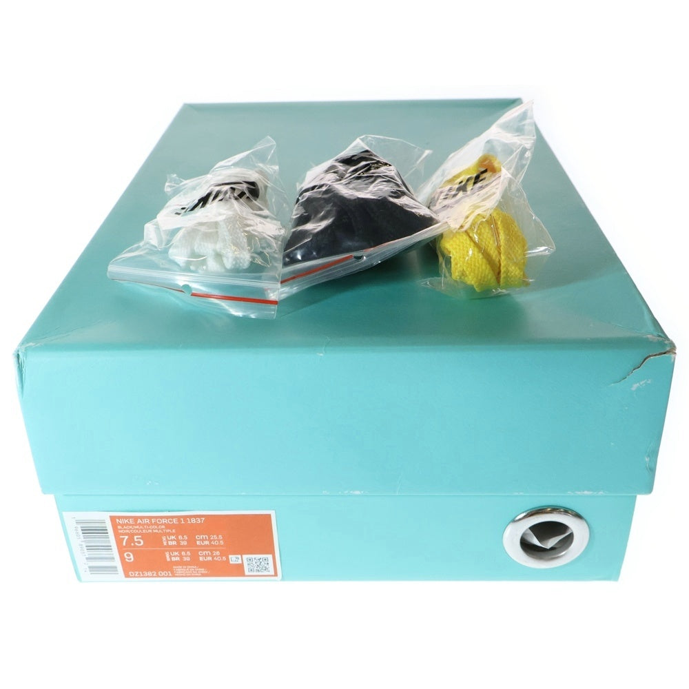 NIKE(ナイキ) ×TIFFANY&CO AIR FORCE 1 LOW 1837 BLACK DZ1382-001 ティファニー エアフォース1 1837 ローカットスニーカー ブラック US7.5/25.5cm DZ1382-001