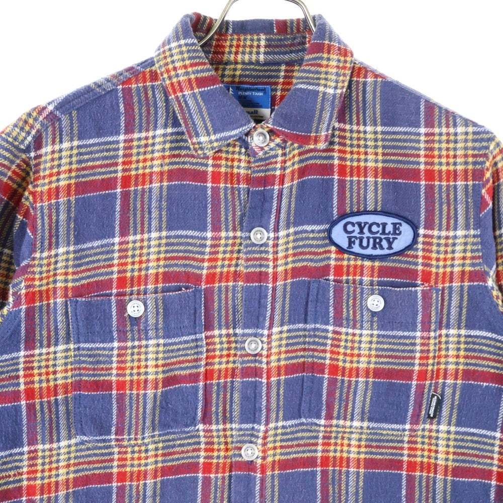 NEIGHBORHOOD(ネイバーフッド) 12SS KINGCHECK/C-SHIRT.LS コットン キングチェック 長袖シャツ マルチカラー 121SPNH-SHM02