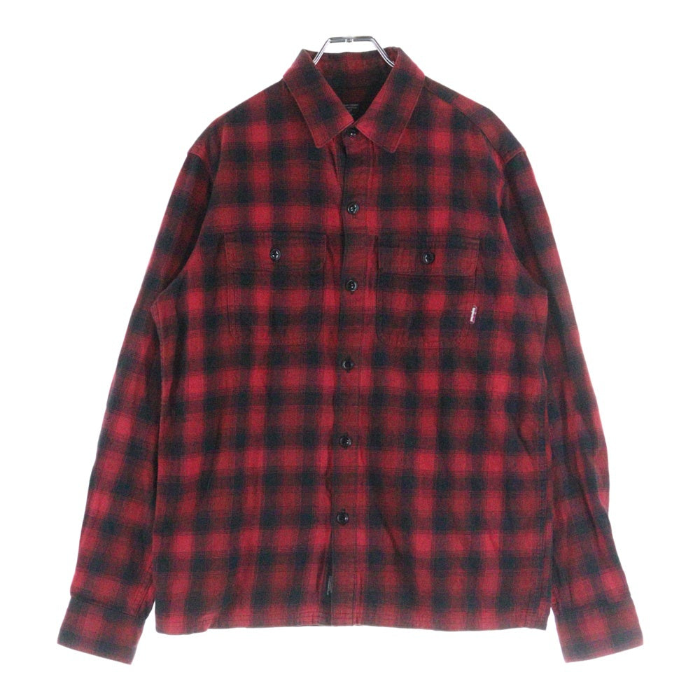NEIGHBORHOOD(ネイバーフッド) LOGGER/C-SHIRT.LS ロガー チェック 長袖シャツ レッド ARNH-SH-03