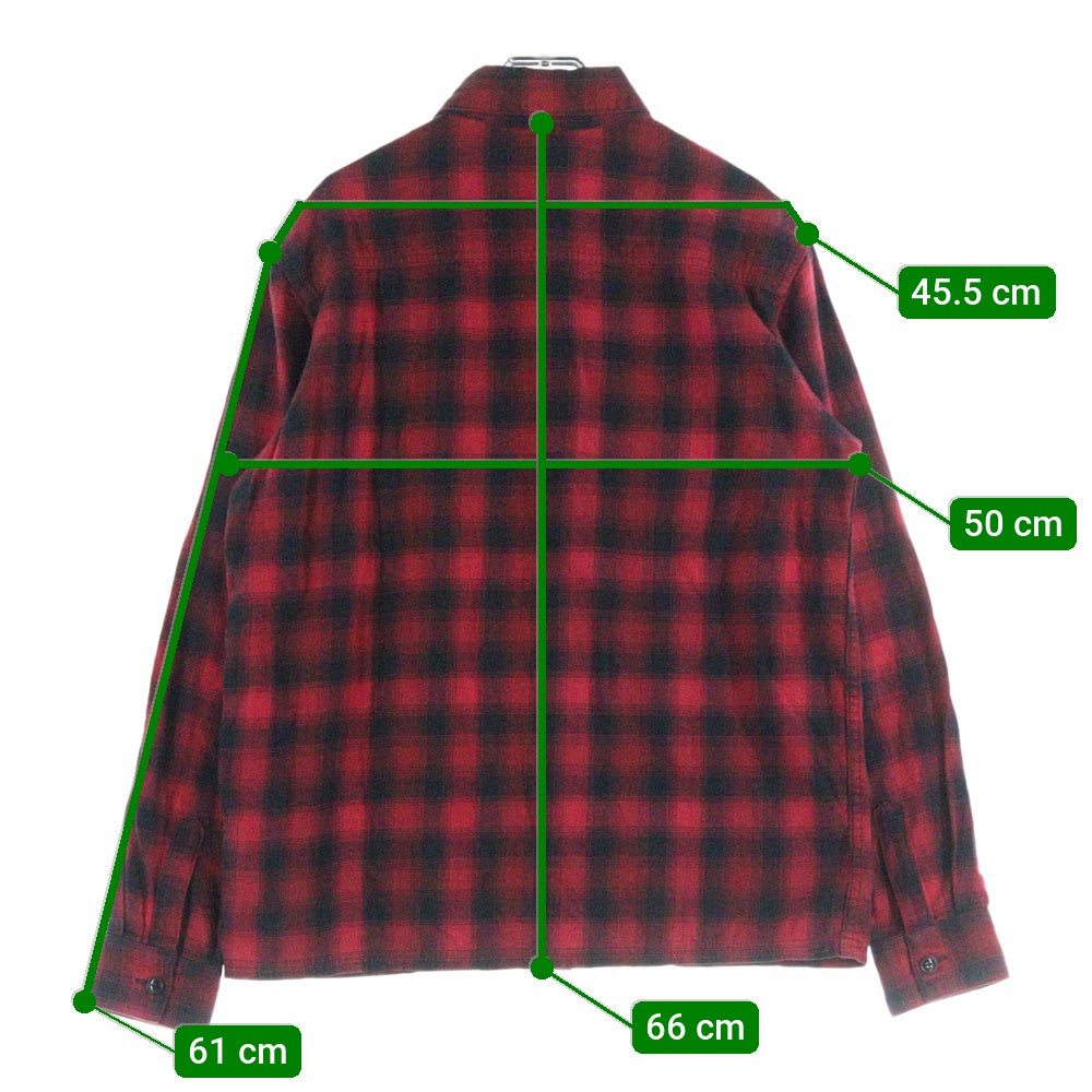 NEIGHBORHOOD(ネイバーフッド) LOGGER/C-SHIRT.LS ロガー チェック 長袖シャツ レッド ARNH-SH-03