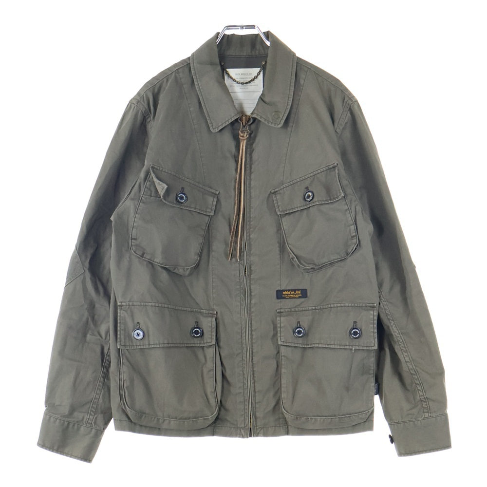 NEIGHBORHOOD(ネイバーフッド) 12SS RUST/C-JKT ラスト ジップアップ ミリタリージャケット カーキ 121OANH-JKM02