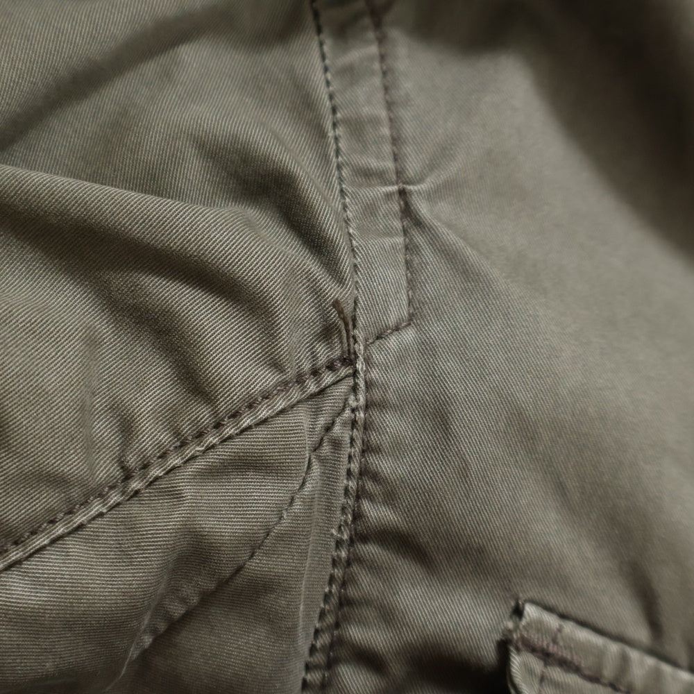 NEIGHBORHOOD(ネイバーフッド) 12SS RUST/C-JKT ラスト ジップアップ ミリタリージャケット カーキ 121OANH-JKM02