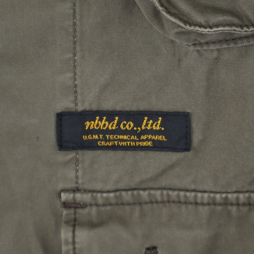 NEIGHBORHOOD(ネイバーフッド) 12SS RUST/C-JKT ラスト ジップアップ ミリタリージャケット カーキ 121OANH-JKM02