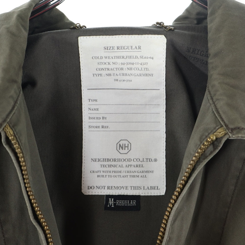 NEIGHBORHOOD(ネイバーフッド) 12SS RUST/C-JKT ラスト ジップアップ ミリタリージャケット カーキ 121OANH-JKM02