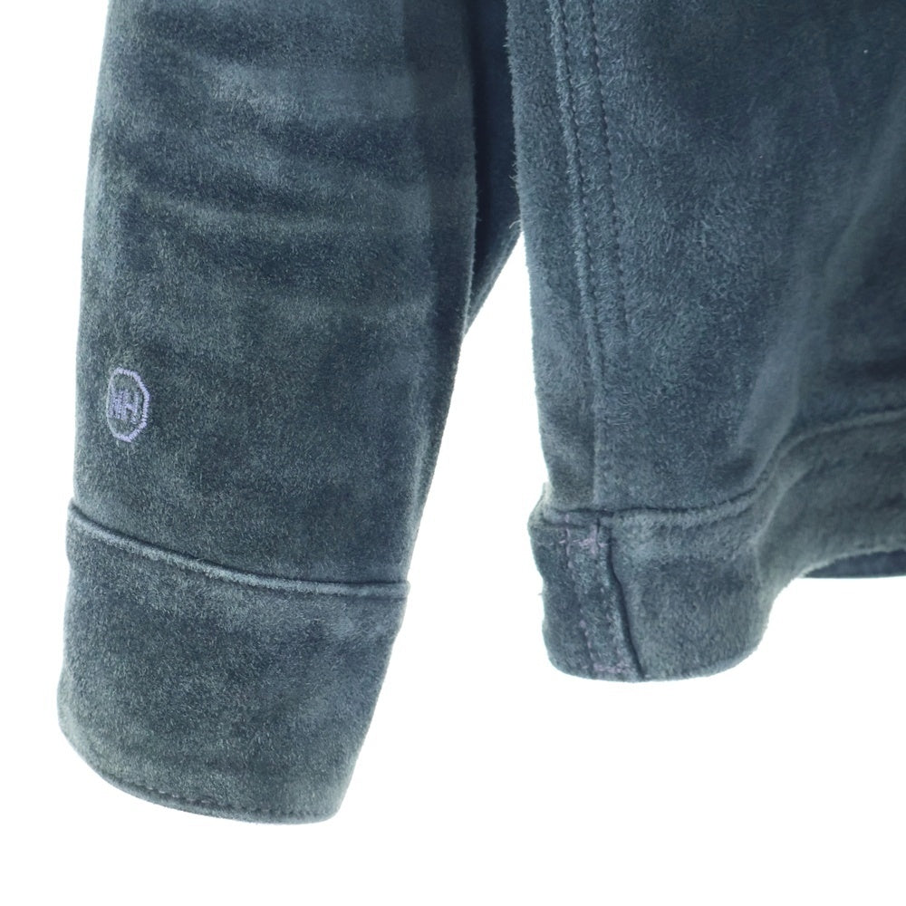 NEIGHBORHOOD(ネイバーフッド) 11AW STOCKMAN/GL-JKT ストックマン レザー ジャケット グリーン 112TNNH-JKM01