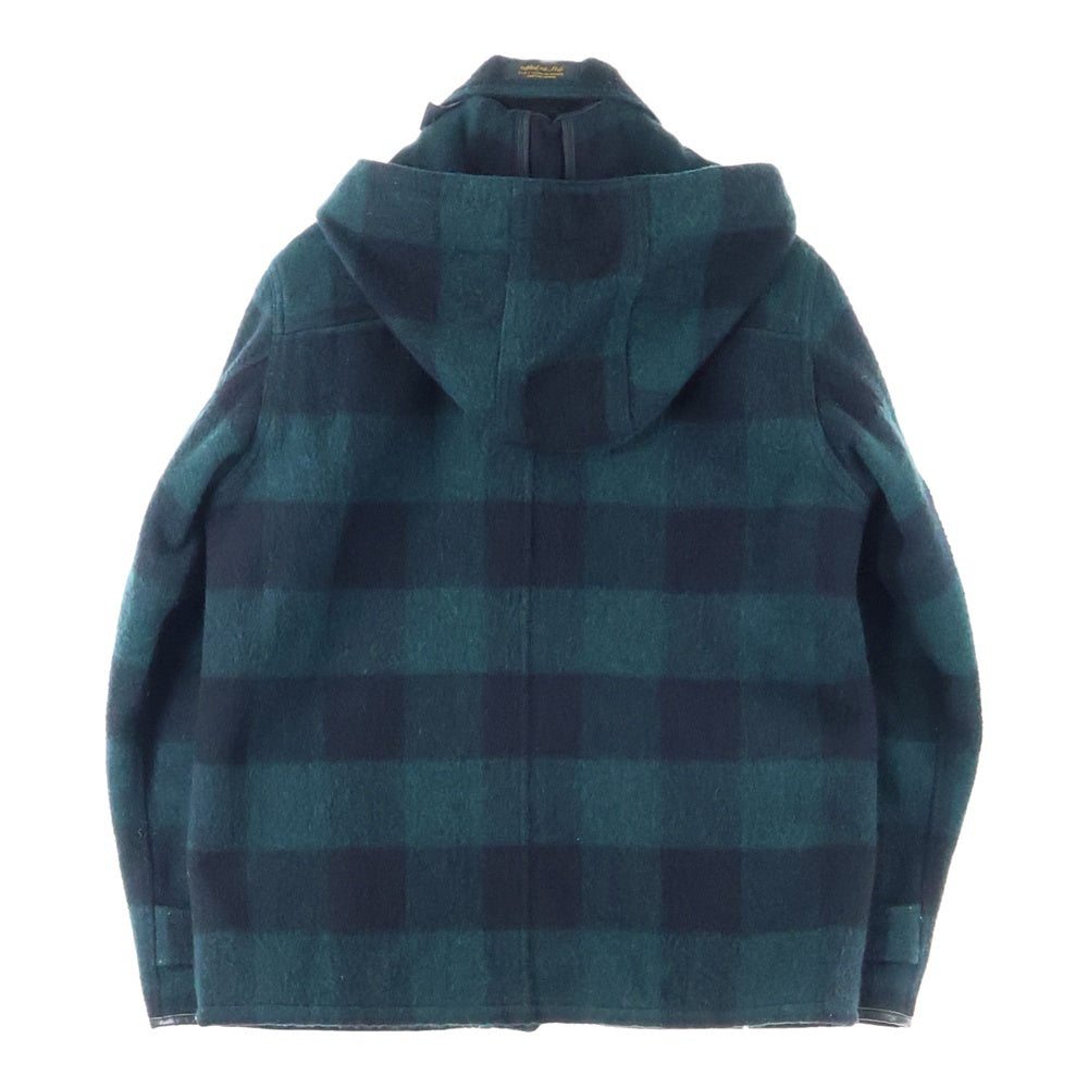 NEIGHBORHOOD(ネイバーフッド) 12AW MACKINAW BUFF WA-JKT マキナウバフ ウール混 チェック フーデッドジャケット グリーン 122ARNH-JKM03