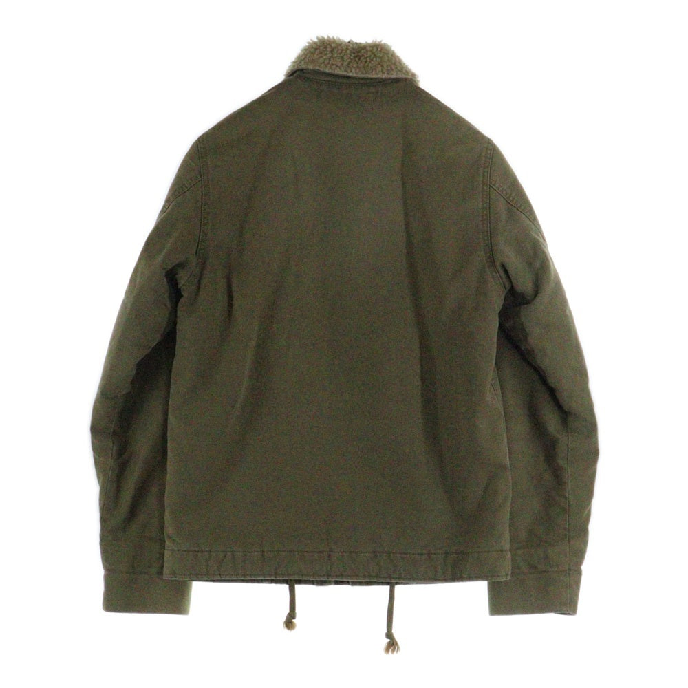 NEIGHBORHOOD(ネイバーフッド) 15AW N-1D/C-JKT ボア デッキジャケット カーキ 152NYNH-JKM01