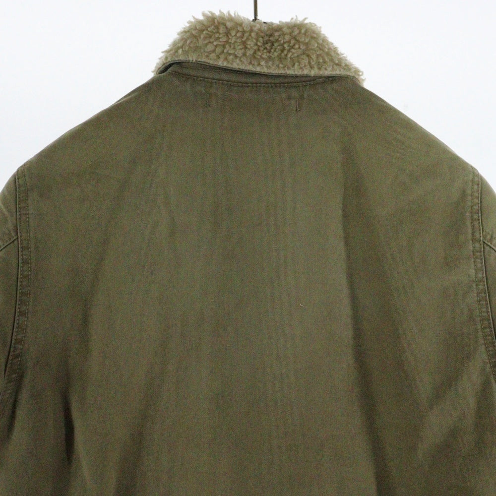 NEIGHBORHOOD(ネイバーフッド) 15AW N-1D/C-JKT ボア デッキジャケット カーキ 152NYNH-JKM01