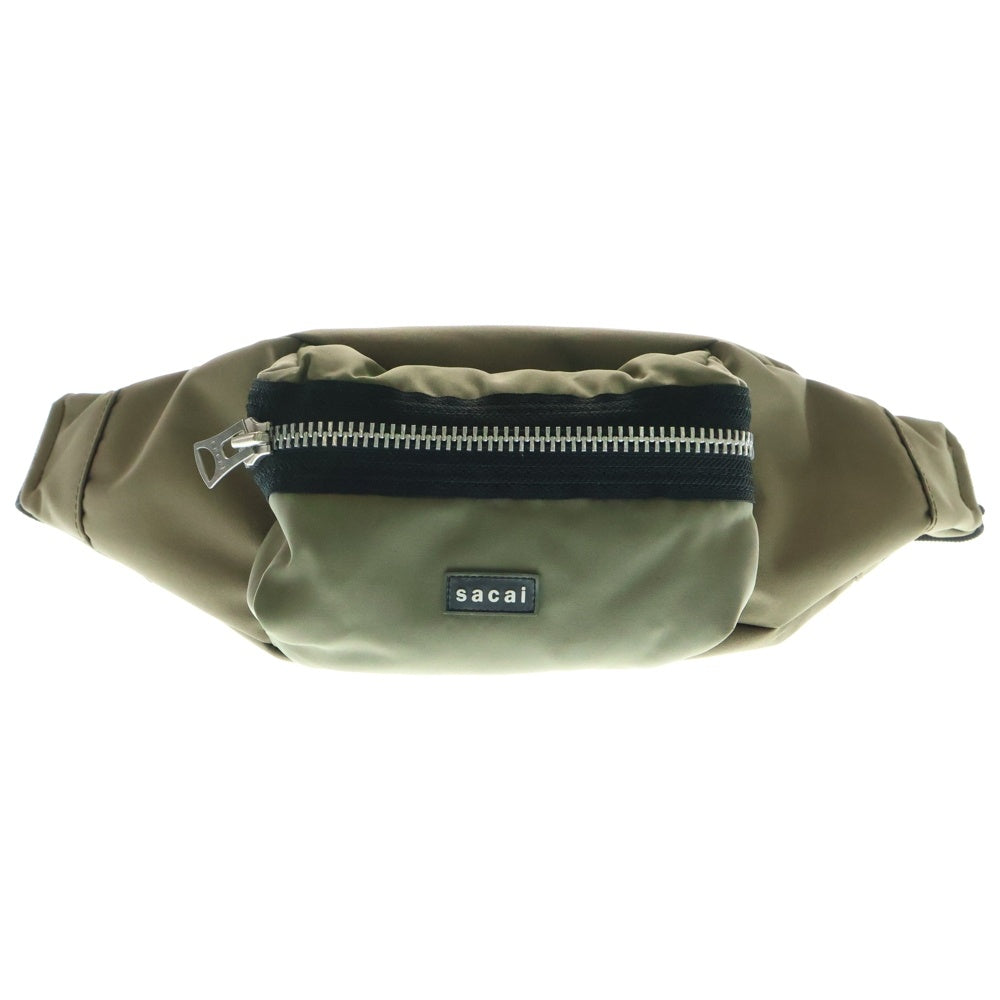 Sacai(サカイ) POCKET BUM BAG ポケット バム ウエストポーチ ショルダーバッグ カーキ 25-0938S