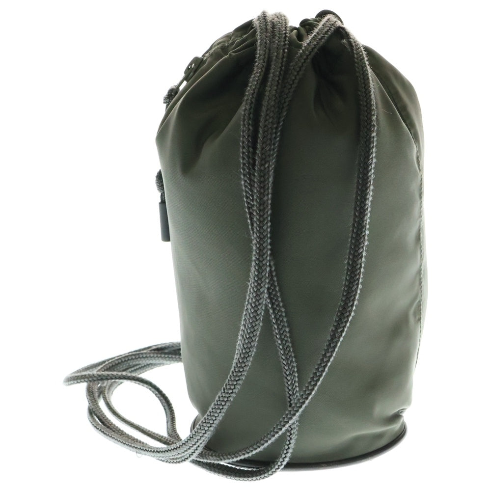 Sacai(サカイ) S KINCHAKU / NYLON TWILL ナイロンツイル S 巾着バッグ カーキ 24-0700S