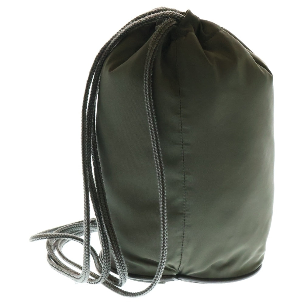 Sacai(サカイ) S KINCHAKU / NYLON TWILL ナイロンツイル S 巾着バッグ カーキ 24-0700S
