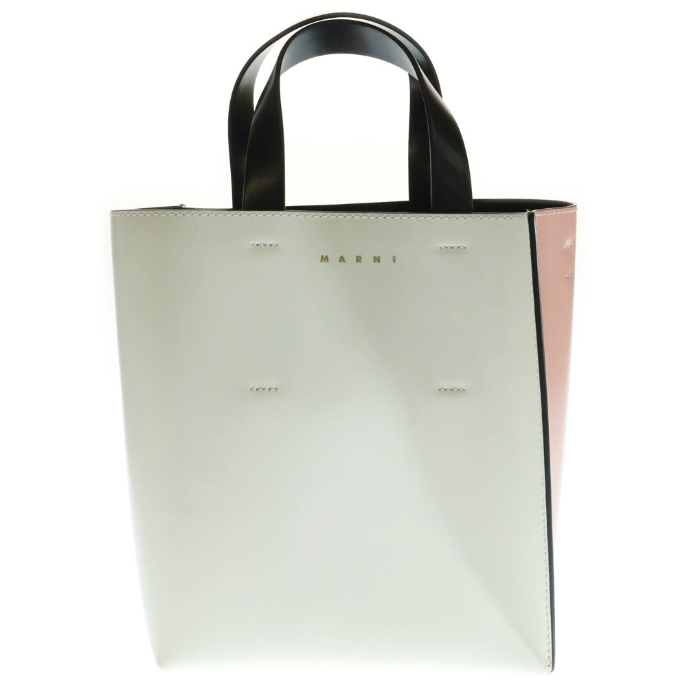 MARNI(マルニ) MUSEO ミュゼオ ミニ 2WAY トートバッグ ショルダーバッグ ピンク/ホワイト レディース SHMP0039Y0 LV639