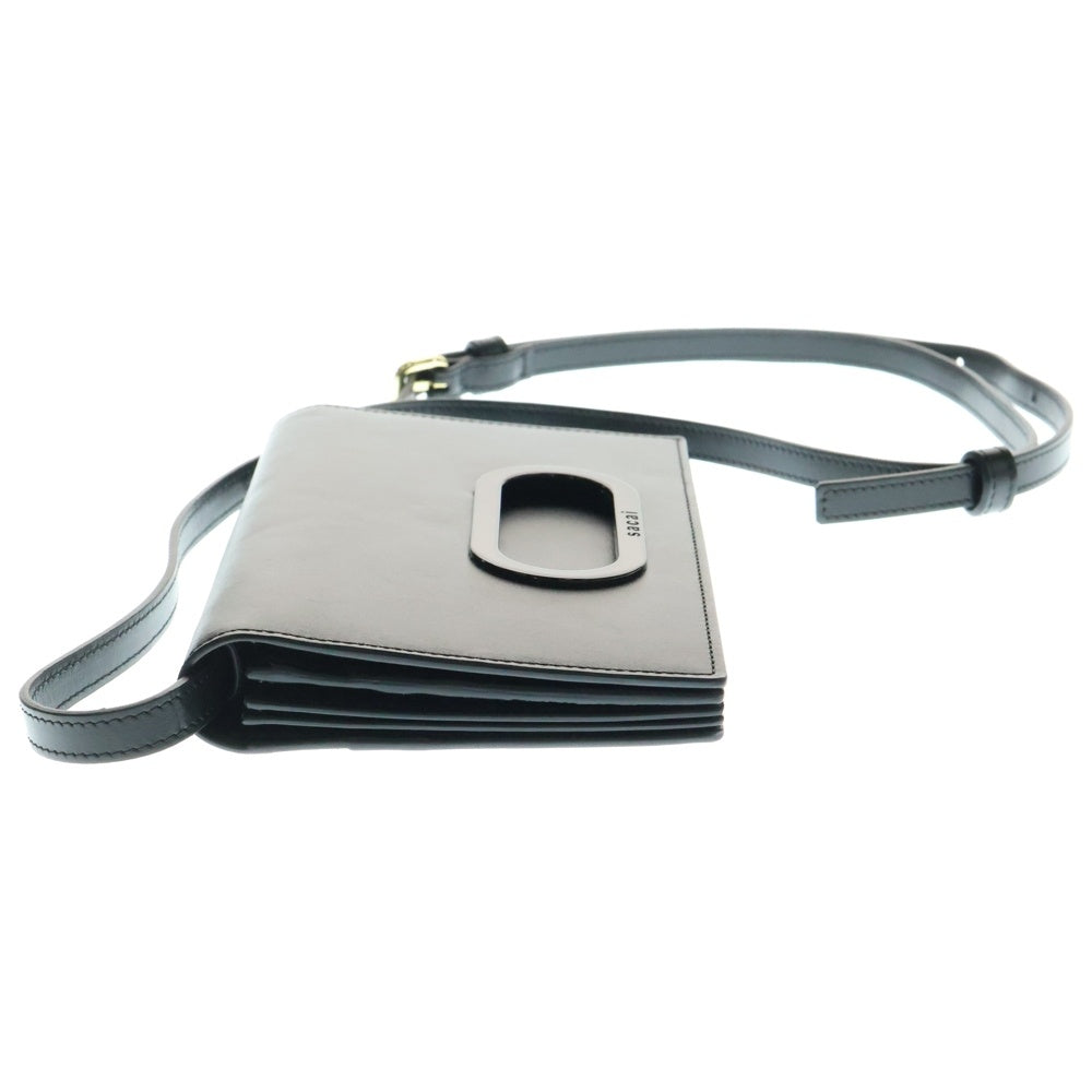Sacai(サカイ) SHOPPER SHOULDER WALLET ショッパー ショルダーウォレット ブラック S068-01